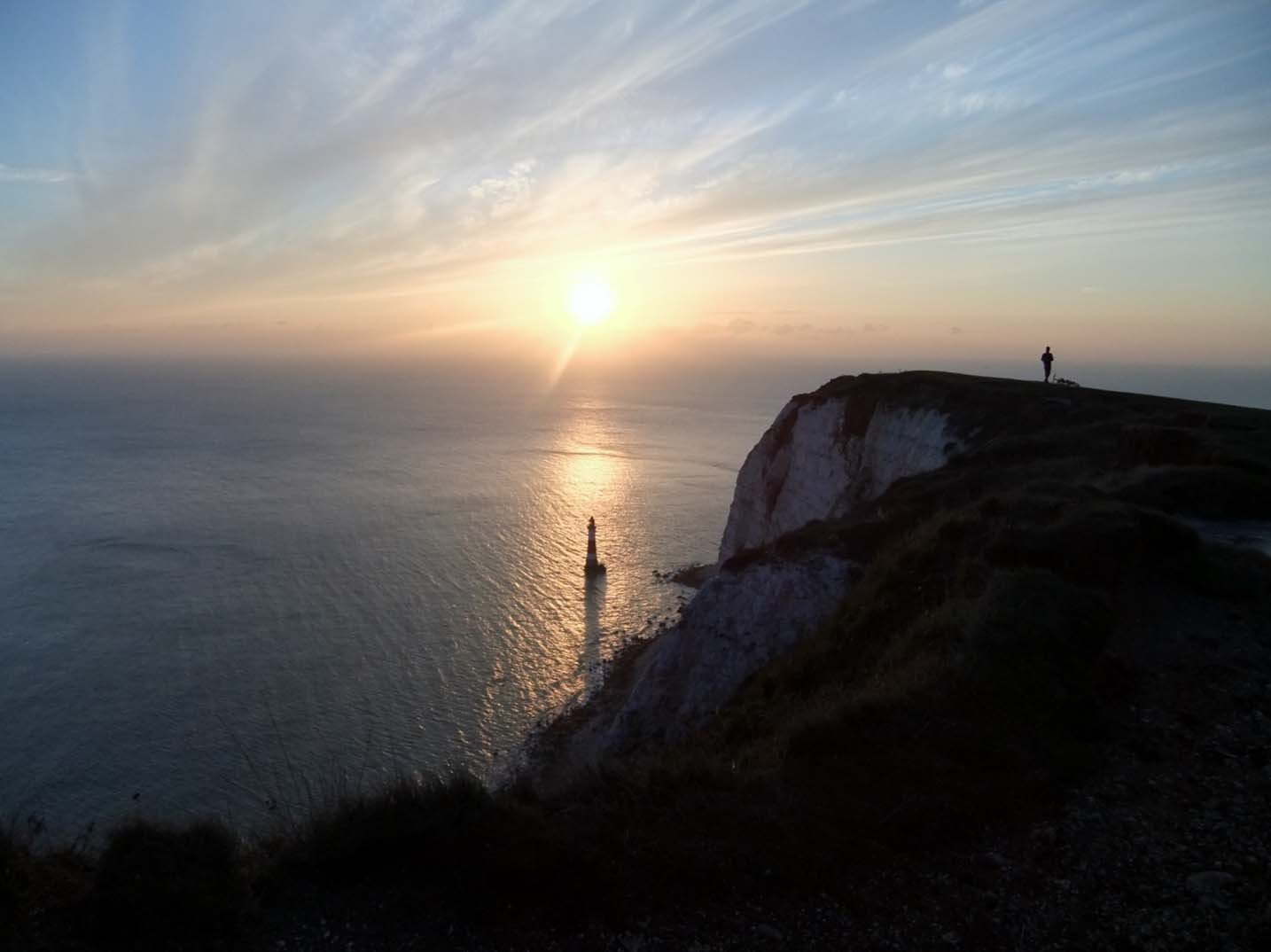 Beachey Head lighthouse winter