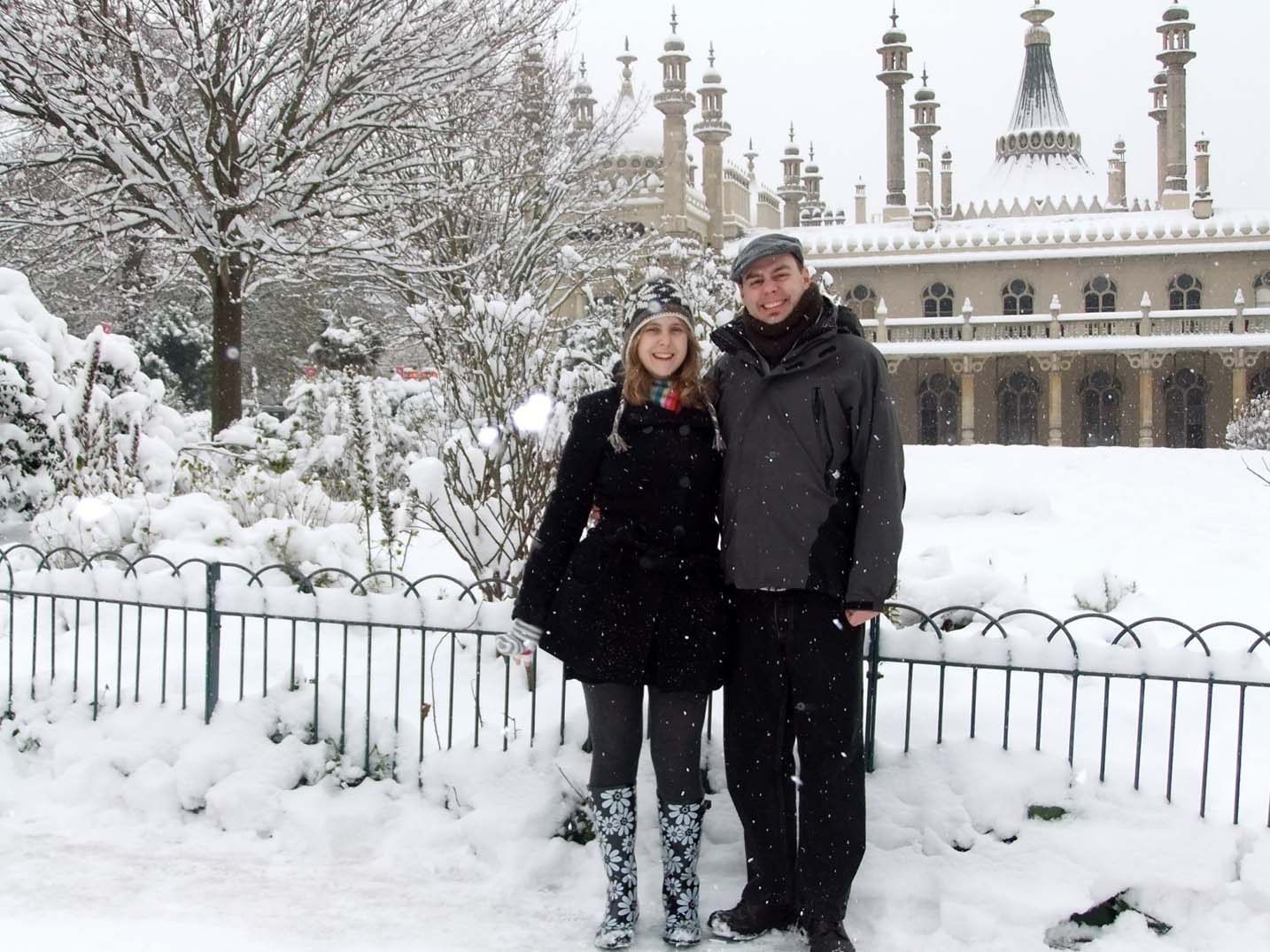 Brighton Pavilion winter