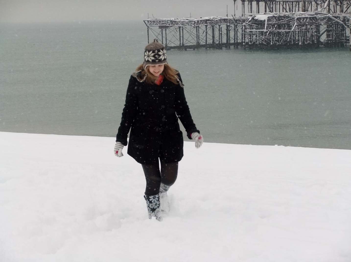 Brighton pier winter