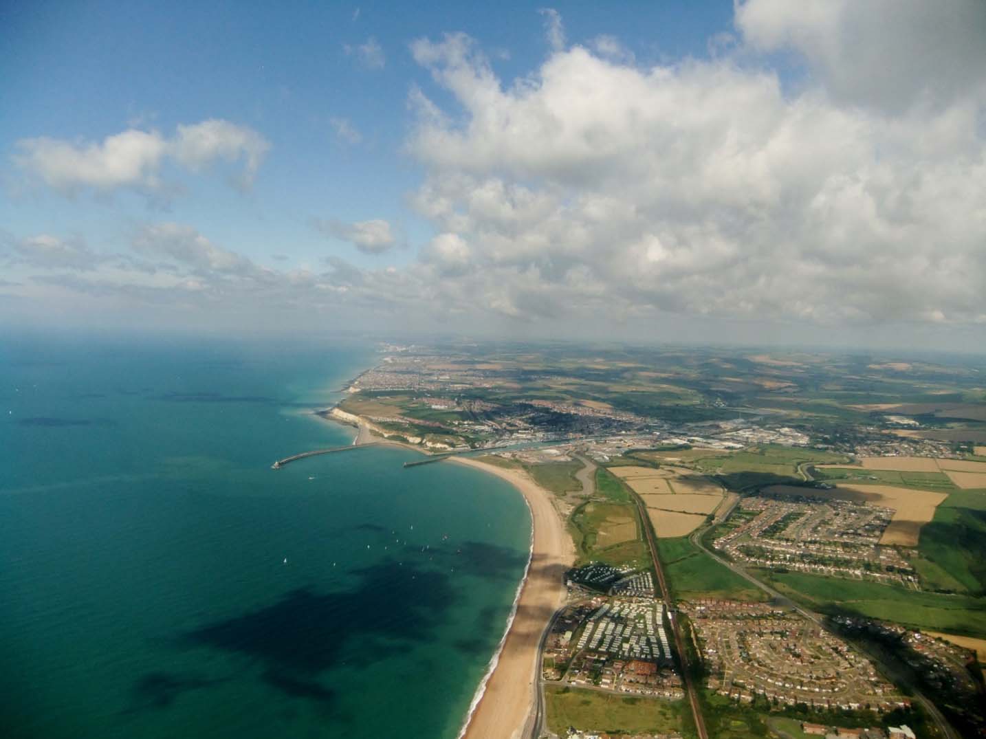 East Sussex coast summer