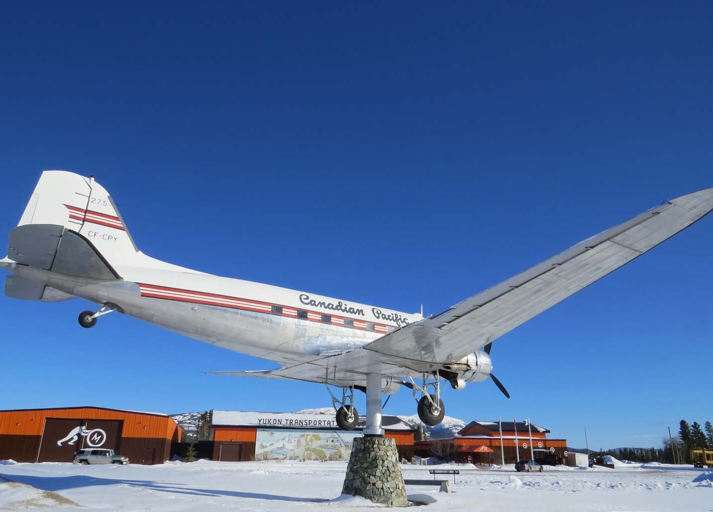 Largest Wind Vane at the transportation museum in Whitehorse