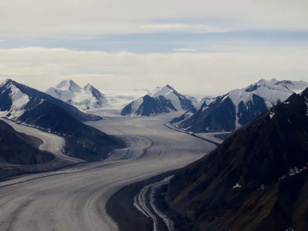 Kluane Glacier Air Tours flight glacier