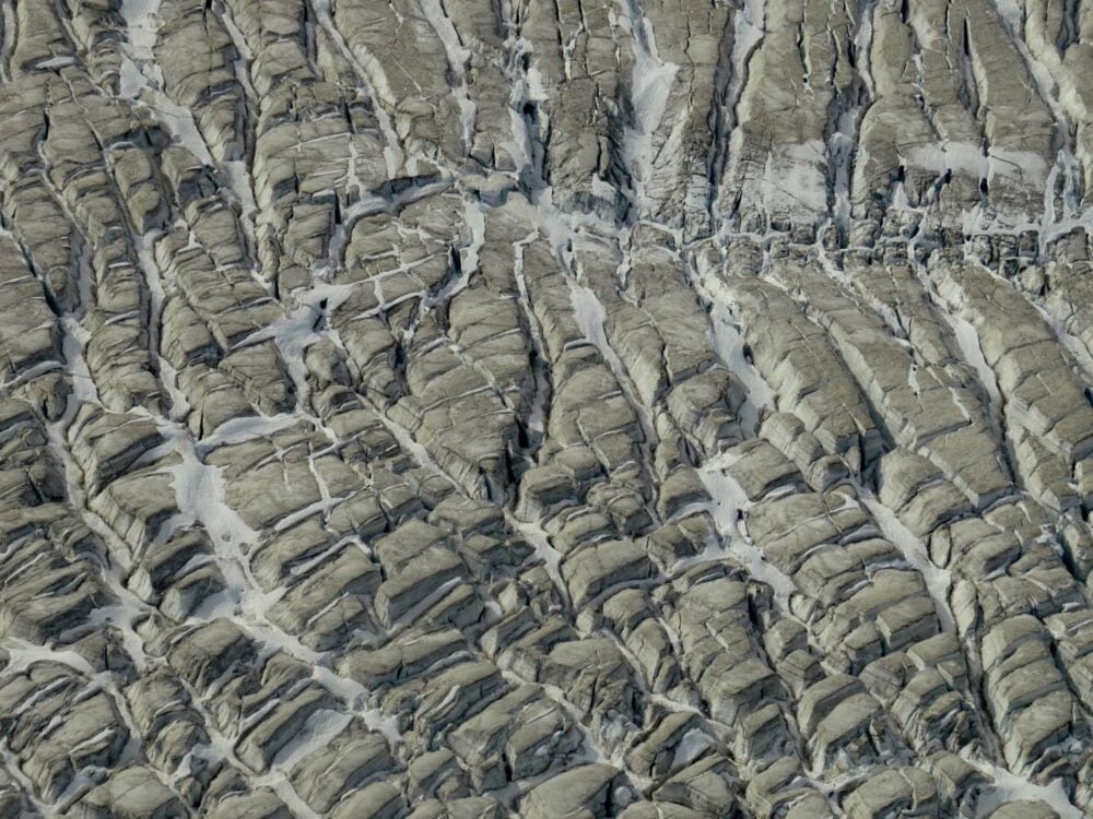 Kluane National Park glacier cravasses