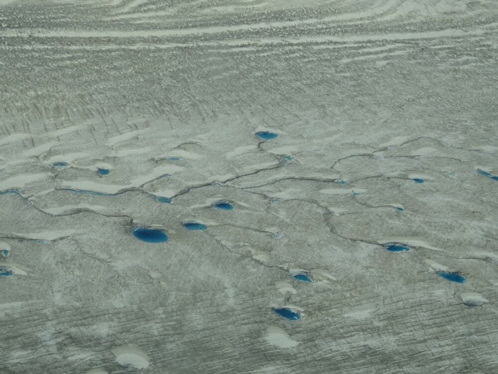 Kluane National Park glacier pools