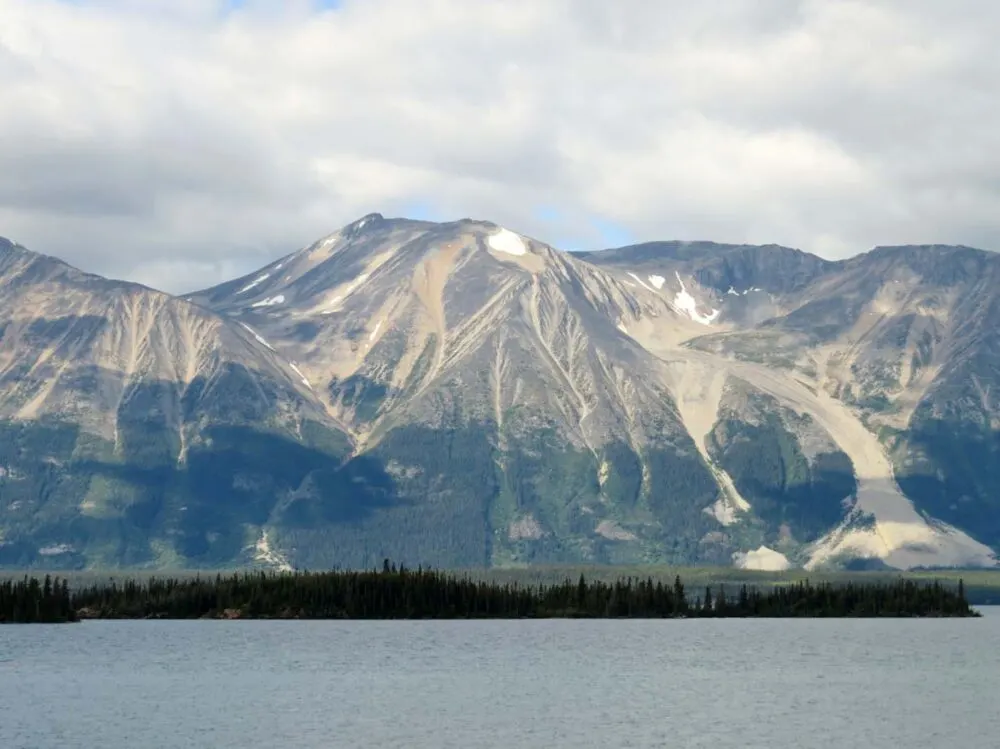 Atlin Lake mountains