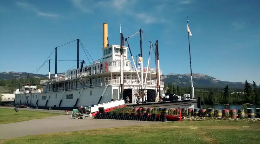 S.S. Klondike sternwheeler dry docked in Whitehorse, Yukon