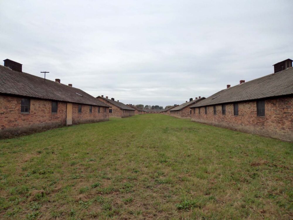 Birkenau barracks