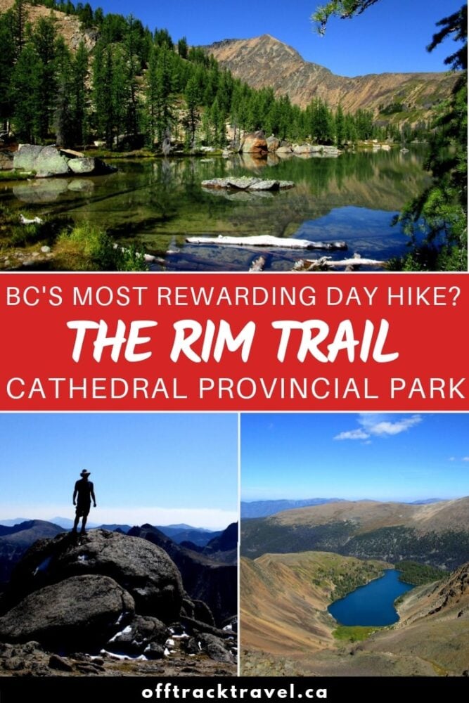 The Rim Trail features stunning vistas, interesting rock formations, azure lakes, moderate difficulty hiking and the potential to see mountain goats.....needless to say, it's a pretty epic one day hike! Click here if you want to know more about this awesome hike in Canada! offtracktravel.ca