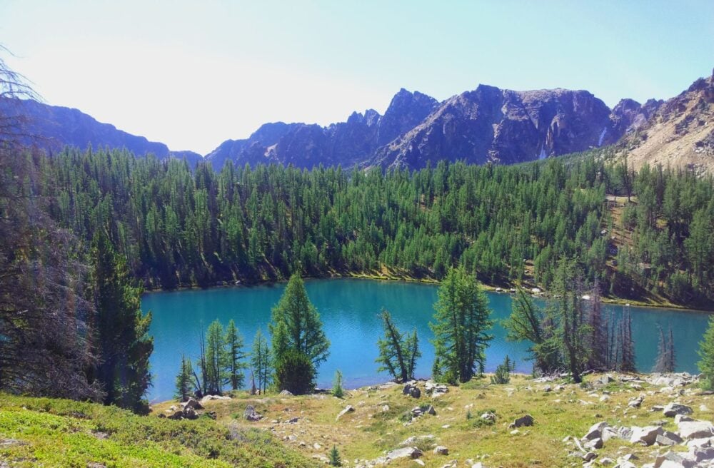 Ladyslipper Lake, the Rim Trail, Cathedral Provincial Park