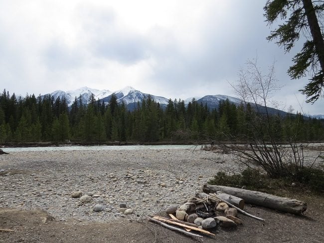 golden campsite rockies canada bc