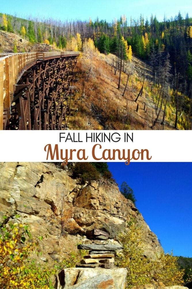 Hiking the Myra Canyon Trestles near Kelowna, British Columbia