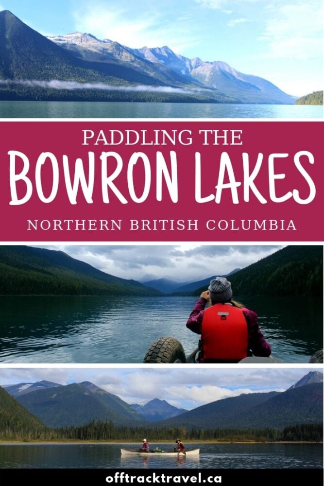 A perfect parallelogram of lakes, rivers and portages surrounded by temperate rainforest and imposing mountains - click to read our Bowron Lakes experience plus all the tips and advice you need to do this magnificent canoe circuit yourself! offtracktravel.ca