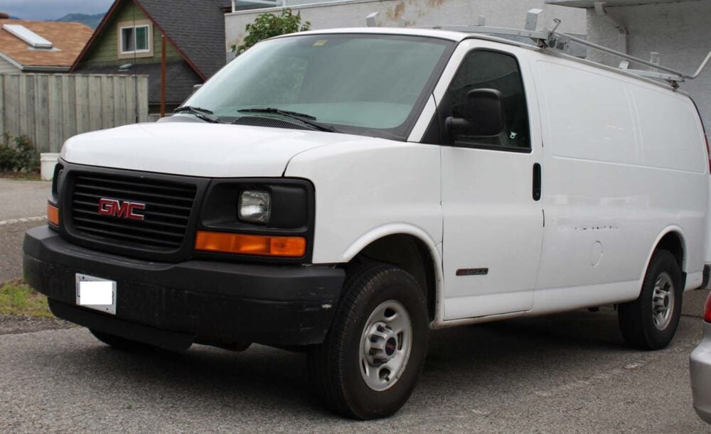 gmc savana van before conversion