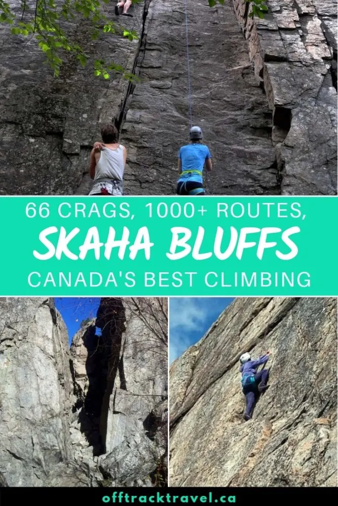 Skaha Bluffs Provincial Park is one of the best places to climb in Canada with over 1000 climbs found in three canyons. Complete climbing guide written by a Penticton local with recommended climbs and insider tips. offtracktravel.ca