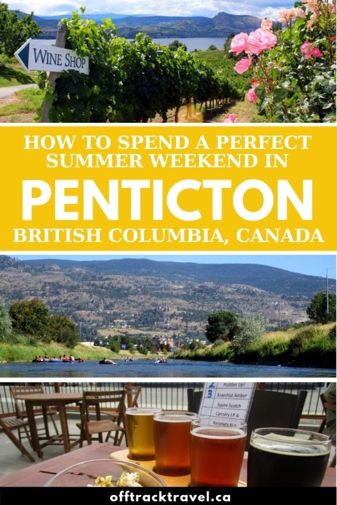 The small town of Penticton in British Columbia is an ideal place for a summer getaway, with two glittering lakes, over 50 wineries in the local area, beautiful beaches and great places to hike. After three summers, plenty of guests and a whole lot of exploring, I think we've found the best Penticton has to offer. Here's our itinerary for the perfect summer weekend in Penticton, British Columbia. offtracktravel.ca