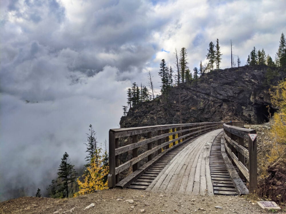 Hiking the Myra Canyon Trestles near Kelowna, British Columbia