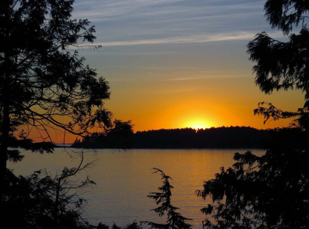 Sunset in Tofino - Romantic Getaways in British Columbia