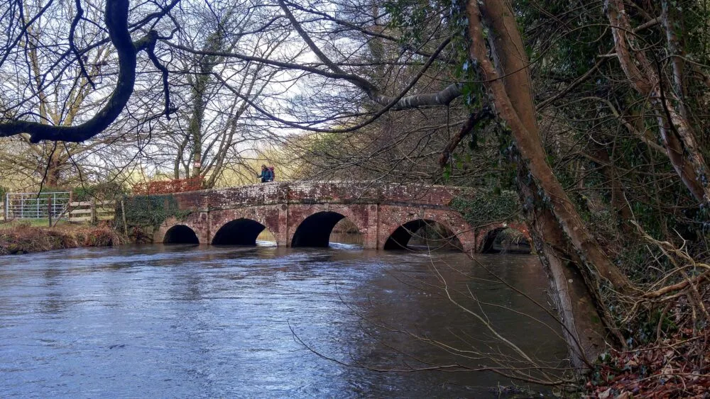 Great Stones Way long distance walking path - Avon river bridge