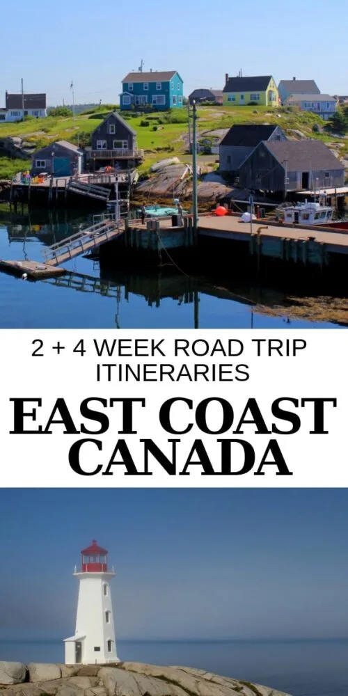 An East Coast Canada road trip is all about fresh lobster, colourful fishing villages, weathered lighthouses, long swathes of sandy beach and majestic ocean panoramas. These road trip itineraries will help plan your own East Coast adventure! offtracktravel.ca