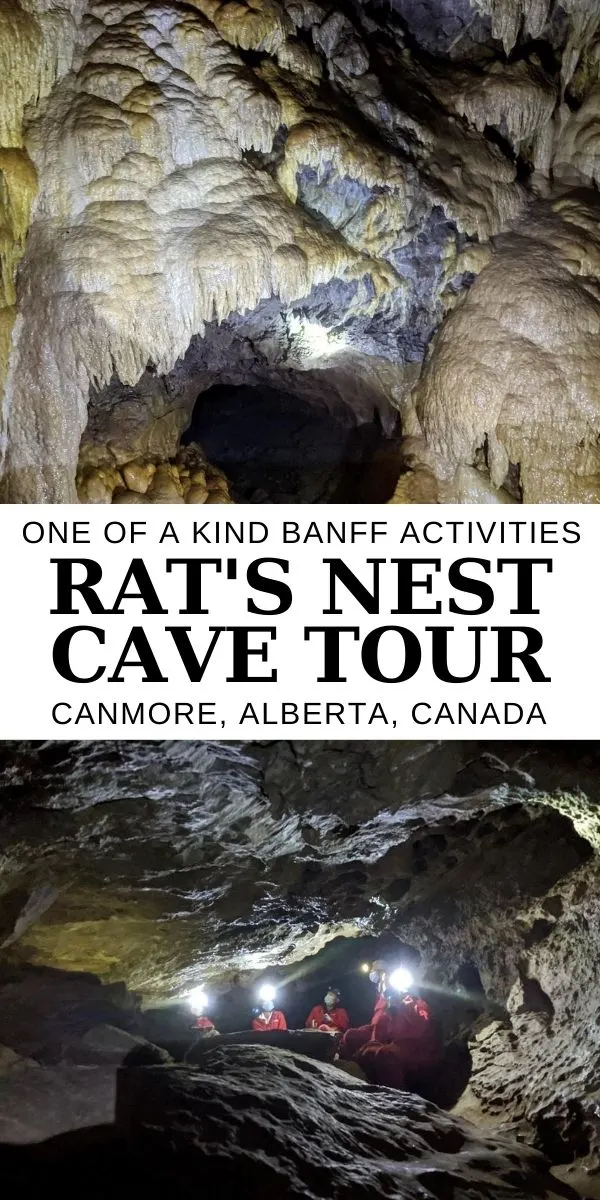 Looking for something unique to do in Banff? Consider a trip underground with Canmore Cave Tours! This one of a kind adventure involves climbing, crawling and squeezing through narrow passageways to reach beautiful formations. Click here to find out more! offtracktravel.ca