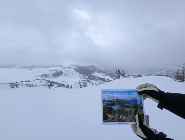 The Best Snowshoeing in Banff Sunshine Meadows on the Continental Divide
